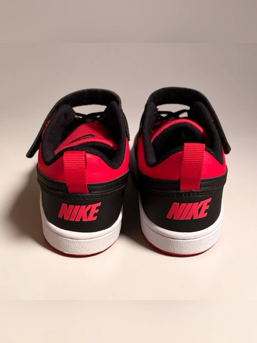 Nike Low-Top Dunk Sneakers in Red and Black